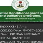 Payment of FG 50k Grant continues today.