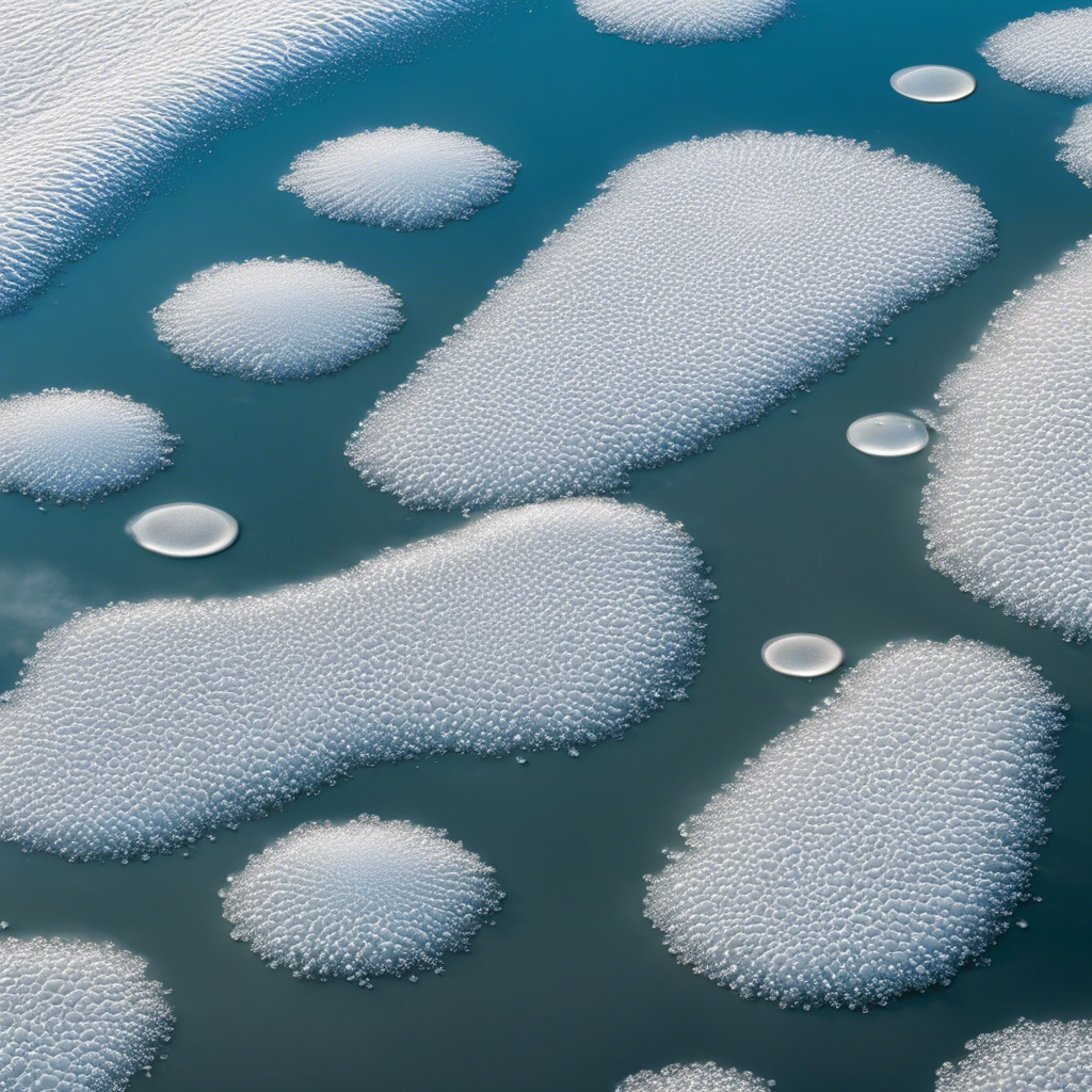 How frozen methane bubbles form in icy lakes