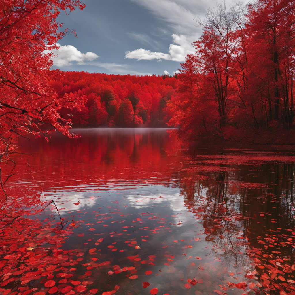 Why some lakes turn blood-red during certain seasons