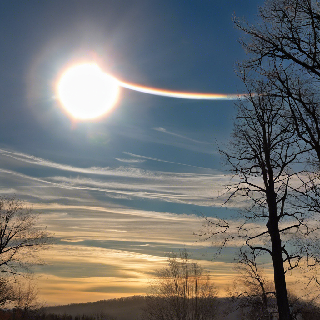 How sun dogs and halos create magical effects in the sky