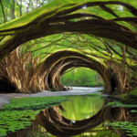 Nature’s living bridges made from tree roots