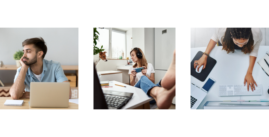 Distraction-free workspace with clean desk, single monitor, and minimal visual clutter for optimal focus